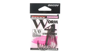 Decoy Worm 4 Strong Wire Hook with Keeper Barb Size 3/0 (0355) - Picture 1 of 6