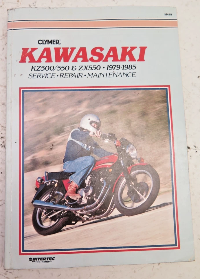 Руководство по ремонту серии 1979-85 Kawasaki KZ500 550 ZX550 - Изображение 1 из 4