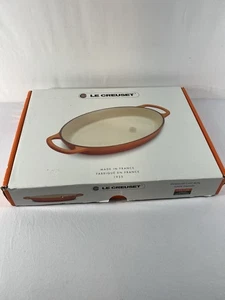 NEW!! Le Creuset Signature 3 QT Cherry Red Enameled Cast Iron Oval Baker. - Picture 1 of 11