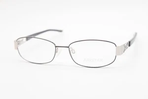 NEW ARISTAR CHARMANT AR16357 COLOR-507 SILVER BLACK AUTHENTIC EYEGLASSES 53-16 - Picture 1 of 4