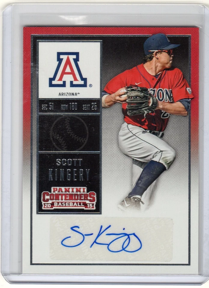 2015 Panini Contenders #20 Scott Kingery Auto Autograph Phillies - Image 1 of 1