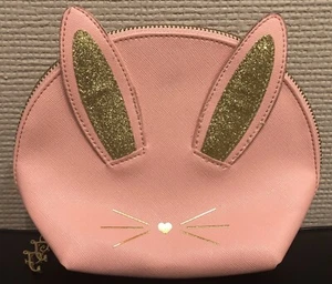 Too Faced (Be Cool, Not Cruel) Pink Bunny Kosmetiktasche mit Reißverschluss (leer) - Bild 1 von 8