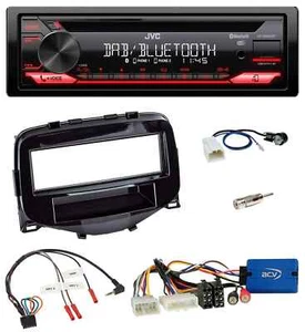 JVC CD DAB USB Bluetooth Lenkrad Autoradio für Toyota Aygo 2014-2021 - Bild 1 von 10