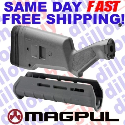 Magpul Remington 870 SGA Stock/M-LOK Forend Combo GRIS MAG460-GRY MAG496-GRY Foto 1 de 4