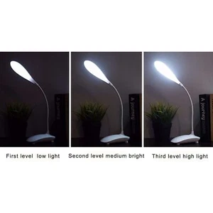 Touch Control LED Desk Table Lamp USB Battery Operated 3 Lighting Modes Flexible - Picture 1 of 12