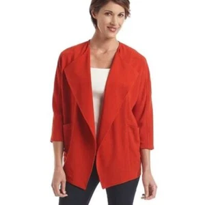 Chaqueta Cárdigan Laura Ashley Mujer 1X Cardigan Abierto Cascada Dolman Codo - Imagen 1 de 10