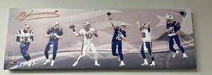 Mac Jones Panoramic New England Patroits Autographed BGS Certified 30x10 - Picture 1 of 5