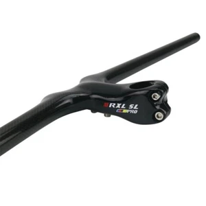 Carbon MTB Integrated Handlebar Stem Mountain Bike Handle Bars Flat Bar Cycling - Picture 1 of 6