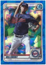 2020 Bowman Chrome Prospects Sapphire Edition CHRIS VALLIMONT Card #BCP-78