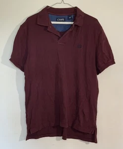 Men’s Chaps Polo Short Sleeve Shirt Large - Picture 1 of 2