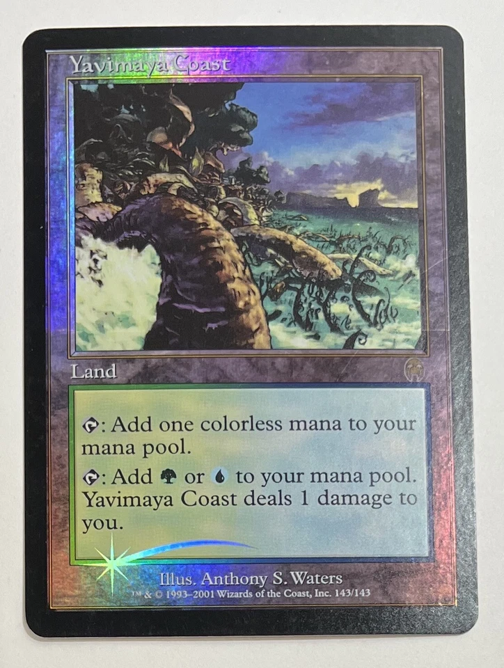 MTG YAVIMAYA COAST (FOIL) Apocalypse (OldManMTG 003-211) - Image 1 of 4