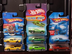 Hot Wheels Plymouth GTX-Lot Of  7-Kmart Exclusive-Classic-Ultra Hot-FTE-1st Edit - Picture 1 of 15