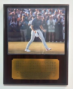 Rory McIlroy 2025 Masters Champion 8x10 Photo Plaque w 4 day scorecard nameplate - Picture 1 of 15