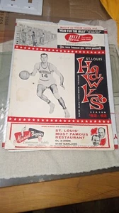 St.Louis Hawks 62-63 Offizielles Magazin Zelmo Beatty, Bob Pettit - Bild 1 von 10