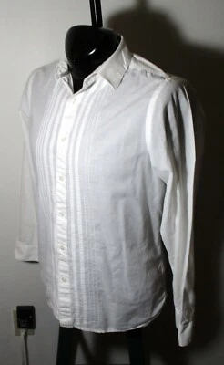 BLACK BROWN White Long Sleeve Shirt Size S/P - Image 1 of 4