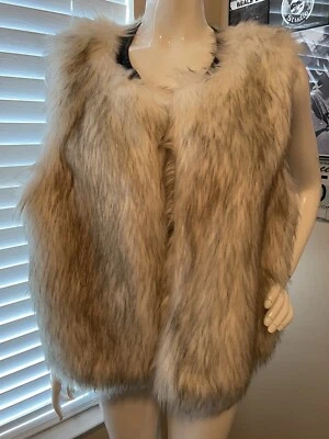 Mossimo белый жилет из искусственного меха - Изображение 1 из 4