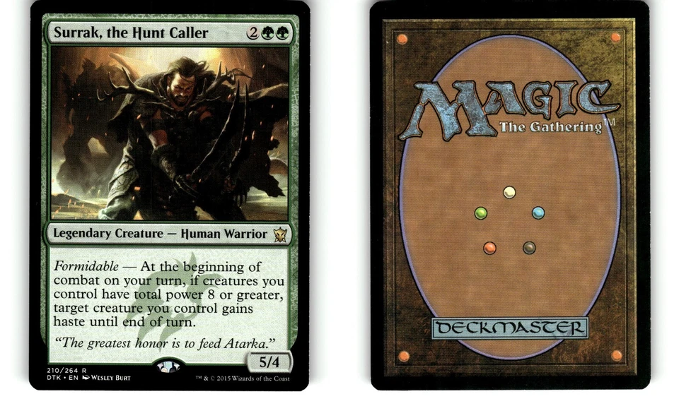 MTG Dragons of Tarkir Surrak, the Hunt Caller DTK 210/264 R NM/MT - Image 1 of 1