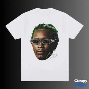 Young Thug green t-shirt Unisex | Drain Rap Drip Y2K | | Hip Hop Streetwear Clot - Zdjęcie 1 z 6