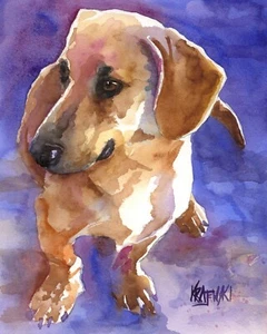 High Resolution Print of Original Fine Art Watercolor by Ron Krajewski - Picture 1 of 4