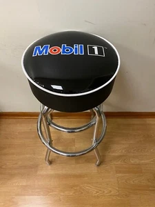 Vintage Mobil1 Bar Stool Counter Shop Motor Oil Brand New In Box. RARE - Picture 1 of 1