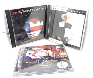Garth Brooks - Double Live 2 CD Set, The Hits, And The Chase Country Music CDs - Picture 1 of 2