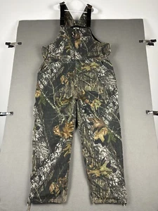 Mossy Oak Flintlock Bib Overalls Mens 2XL Break Up Camo Lined Insulated GUC - Picture 1 of 21