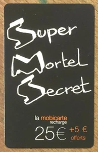 SUPER TÖDLICH SECRET MOBICARTE EXEMPLAR ORANGE KARTE MBC MOBI TELECARTE PHONECARD - Bild 1 von 2
