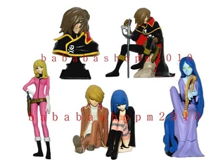 Bandai Space Pirate Captain Herlock gashapon figure ( full set of six figures) - Picture 1 of 4