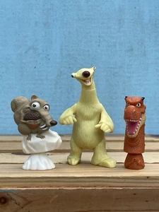 Ice Age Dawn of the Dinosaurs Toys General Mills Pencil Toppers Scrat Dino Sid - Picture 1 of 19