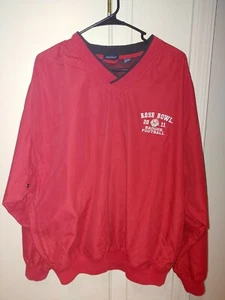 University Wisconsin Badgers 2011 Rose Bowl Rivers End Pullover Windbreaker L - Picture 1 of 2