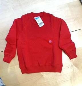 NEW!! Cheetah Brand (Mervyn's) Child's Red Sweatshirt 4T - Picture 1 of 3