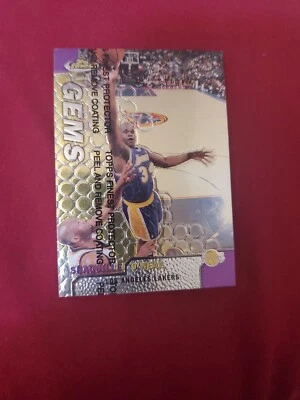 1999-00 TOPPS FINEST GEMS SHAQUILLE O'NEAL #106 w/protector film - Image 1 of 2