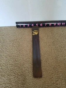 Wood Incense Burning Stick Holder - Seeing Eye Design - Picture 1 of 5