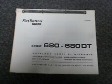 Hesston Fiat 680 680DT Tractor Parts Catalog Manual