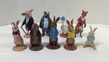 Beatrix Potter Peter Rabbit Mini Figures 9 Cake Toppers Toys Figurines Play     