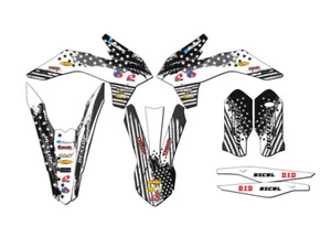 EXC-F MERICA 2016 gris Senge kit de gráficos compatible con KTM - Imagen 1 de 10