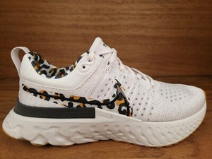 white leopard running shoes