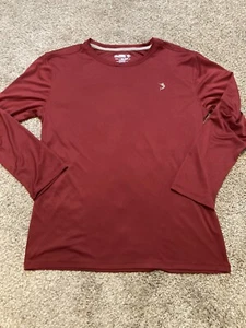 Reel Legends Shirt Boys XL (18) Red Reel-Tec Long Sleeve UPF 40 Fishing Outdoor - Picture 1 of 11