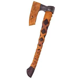 Ascia in acciaio forgiata a mano "LATO IN FERRO", Barba da campeggio Tomahawk, Ascia incisa - Foto 1 di 6