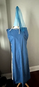 Renaissance Gown Ren Fest Medieval Fairs Dress And Cone Hat Set Costume Cosplay - Picture 1 of 10