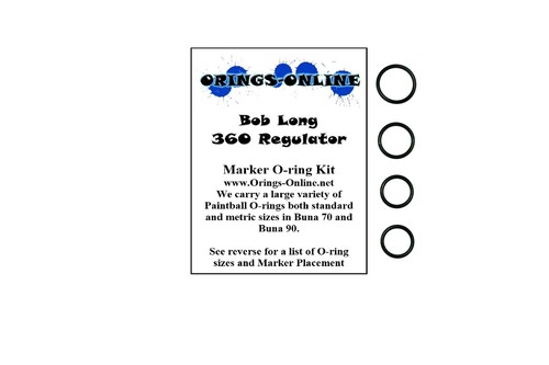 WDP Angel LCD / IR3 Paintball Marker O-ring Oring Kit x 4 rebuilds