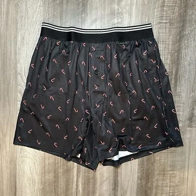 Boxer de bolsillo ultra suave American Eagle Candy Cane - XS Foto 1 de 3