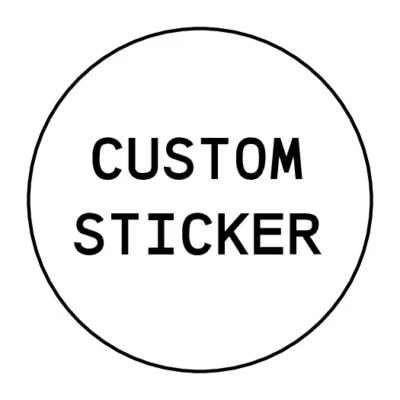 custom personalized stickers, labels, tags, envelope seals, customized round - Image 1 of 2