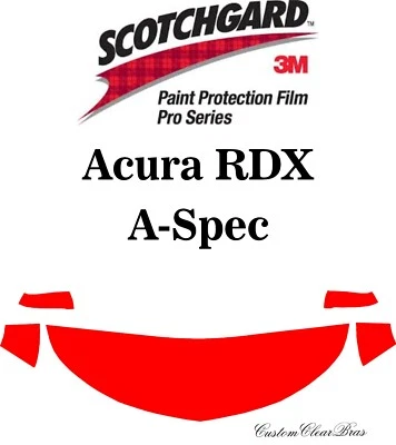 3M Scotchgard Paint Protection Film Pro Series 2022 2023 2024 Acura RDX A-Spec - Image 1 of 3