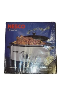 Girarrosto da forno NESCO INOX 6 qt. #4816 ROAST BAKE STEAM SLOW COOKER NUOVO SIGILLATO - Foto 1 di 2