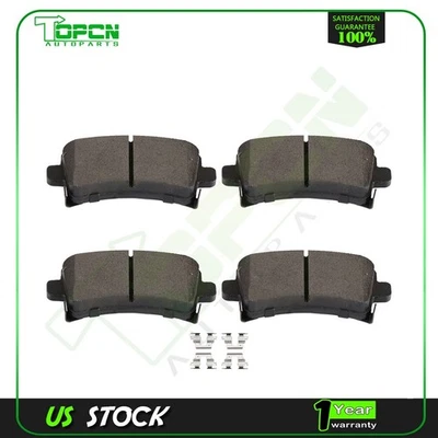 4X Rear Ceramic Brake Pads For 2013 2014 2015 -2017 Cadillac XTS Low Dust - Image 1 of 4
