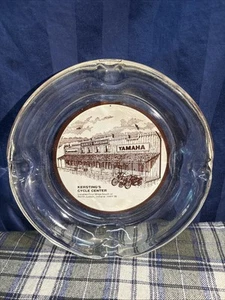 Kersting’s Harley Davidson Kawasaki Yamaha  Cycle Center ashtray.  Q7 - Picture 1 of 12