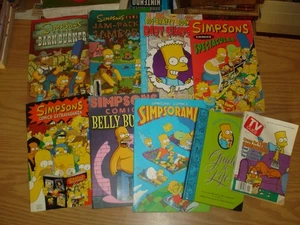 The Simpsons lot of books Comics collections/Randor Stickers/Postcard book ++ - Bild 1 von 6