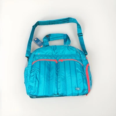 LUG Boxer Grande Acolchado Aqua Bolsa Viaje Fin de Semana Gimnasio Noche Equipaje de Mano Foto 1 de 4