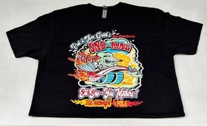 NEW Vintage Budweiser SNO-KING Paul Groth Speed Run Snowmobile T-Shirt LARGE - Picture 1 of 5